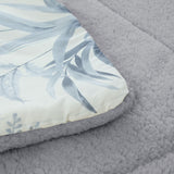 Cubrecama Estampado Con Sherpa  Modelo Larisa