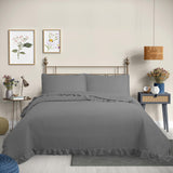 Cubrecama Quilt Reversible  2 Plazas Gris - Magic Collection Martiné