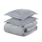 Cubrecama Flannel Liso Con Sherpa 2,5 Plazas King