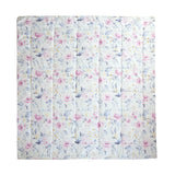Cubrecama Estampado Con Sherpa Modelo Ivanna
