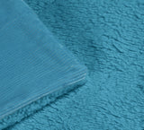 Cubrecama Corduroy Flannel Jacquard Con Sherpa 2 Plazas Queen