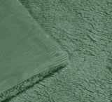 Cubrecama Corduroy Flannel Jacquard Con Sherpa 2 Plazas Queen