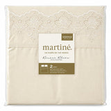 Juego De Sabanas Broderie Ivette 144 Hilos Color Beige