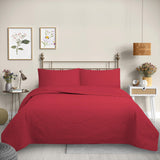 Cubrecama Quilt Reversible King Rojo -  Wonder Collection Martiné